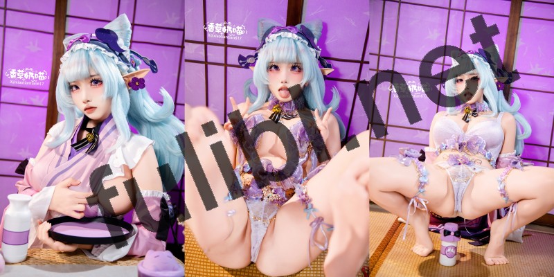 巨乳福利姬@筱田甜(香草奶喵) - 原神 梦见月瑞希[175P/0.99G]